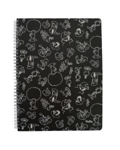 Ruthe: Collegeblock DIN A4 - Wimmelbild schwarz