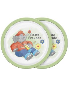 Benjamin Blümchen: 2er Teller (grün)