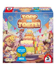 Abbildung der Verpackung des Brettspiels Topp die Torte!