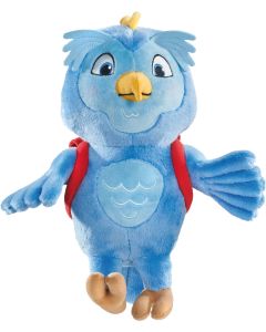 Abbildung der Plüschfigur der Eule Ezechiel aus Elea Eluanda