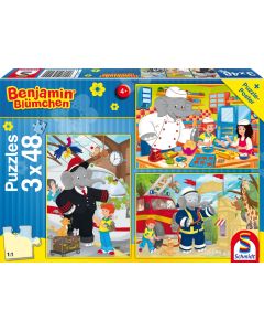 Benjamin Blümchen: Immer im Einsatz - 3x 48 Teile