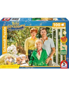 Abbildung Verpackung 100 Teile Puzzle Bibi Blocksberg - Das große Hexentreffen Motiv Familie Blocksberg