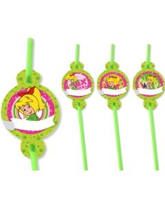 Bibi Blocksberg: 8 Papier-Trinkhalme