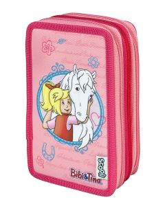 Bibi & Tina: Federtasche 3-lagig Tripledecker gefüllt