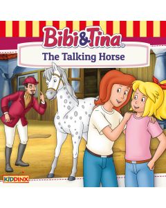Abbildung des MP3-Hörspielcovers des englischsprachigen Hörspiels Bibi and Tina Folge 29 The Talking Horse
