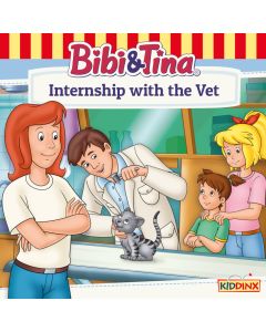 Abbildung des MP3-Hörspielcovers des englischsprachigen Hörspiels Bibi and Tina Folge 67 Intership with the Vet
