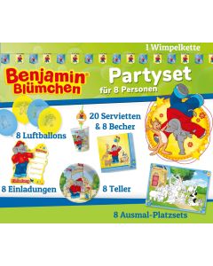 Benjamin Blümchen: Elefantenstarkes Partyset für 8 Kids