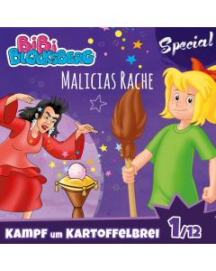 Abbildung des MP3-Hörspielcovers Bibi Blocksberg Special Kampf um Kartoffelbrei Folge 1 Malicias Rache
