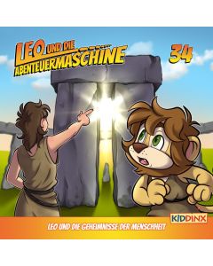 Abbildung des MP3-Hörspielcovers Leo und die Abenteuermaschine Leo und die Geheimnisse der Menschheit Folge 34