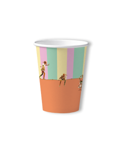 Pippi Langstrumpf: 8 Pappbecher