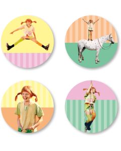 Pippi Langstrumpf: 12 Muffinaufleger