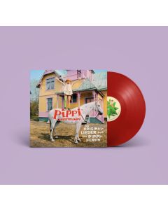 Abbildung der Vinyl Schallplatte von Pippi Langstrumpf mit Original Liedern aus den Pippi Langstrumpf Filmen
