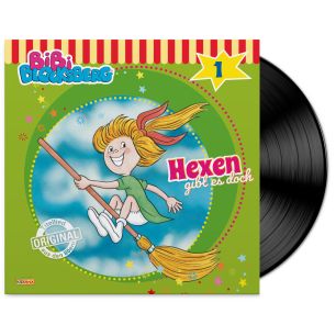 Abbildung der Vinyl Schallplatte Bibi Blocksberg Folge 1 Hexen gibt es doch