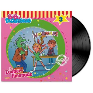 Abbildung der Vinyl Schallplatte Bibi Blocksberg Folge 3 Die Zauberlimonade