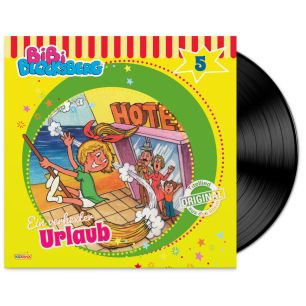 Abbildung der Vinyl Schallplatte Bibi Blocksberg Folge 5 Ein verhexter Urlaub