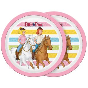 Bibi & Tina: 2er Teller (rosa)