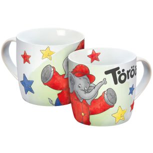 Benjamin Blümchen: Tasse (250 ml) - Watercolor