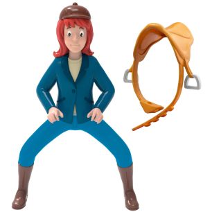 Bibi & Tina: Spielfigur Tina reitend einzeln