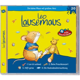 Abbildung der Hörspiel-CD Leo Lausemaus Folge 20 Leo ist wütend