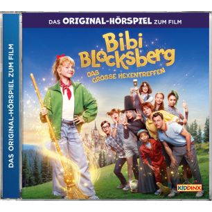 Abbildung des CD Cover zum Hörspiel zum Kinofilm Bibi Blocksberg Das große Hexentreffen