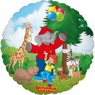 Benjamin Blümchen: Folienballon Motiv Wald