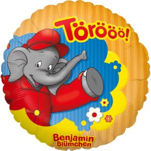 Benjamin Blümchen: Folienballon Motiv Logo