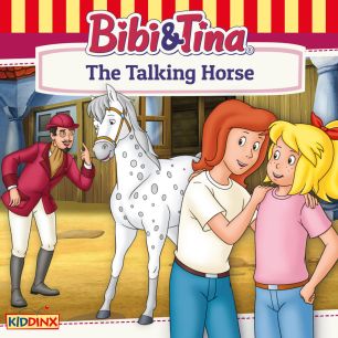Abbildung des MP3-Hörspielcovers des englischsprachigen Hörspiels Bibi and Tina Folge 29 The Talking Horse

