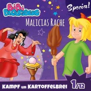 Abbildung des MP3-Hörspielcovers Bibi Blocksberg Special Kampf um Kartoffelbrei Folge 1 Malicias Rache
