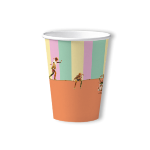 Pippi Langstrumpf: 8 Pappbecher