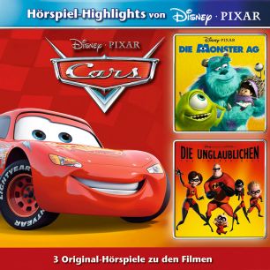 Disney: 3er MP3-Box Cars, Die Monster AG, Die Unglaublichen