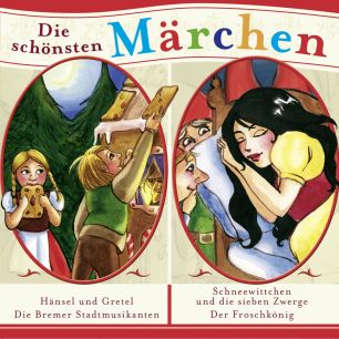 Grimms Märchen: 4er MP3-Box Schneewittchen / Der Froschkönig / Hänsel und Gretel/ Bremer Stadtmusikanten