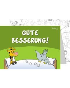 Ruthe: Grußkarte - HNO Gute Besserung