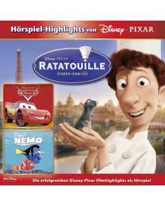 Disney: 3er MP3-Box Ratatouille, Cars, Findet Nemo