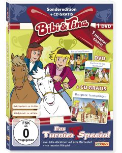 Bibi & Tina: 2er Box DVD+CD Turnier-Special