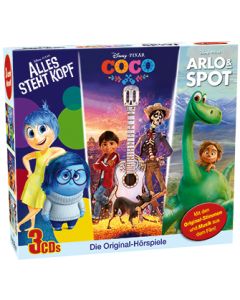 Disney: 3er-Box Alles steht Kopf, Coco, Arlo & Spot
