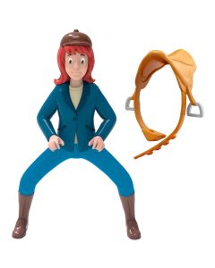Bibi & Tina: Spielfigur Tina reitend einzeln