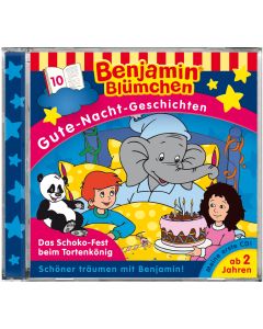 Benjamin Blümchen: Gute-Nacht-Geschichten - Das Schoko-Fest beim Tortenkönig (Folge 10)