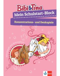Bibi & Tina: Mein Schulstart-Block Konzentrations- und Denkspiele