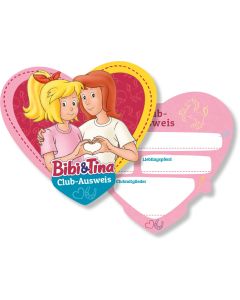 Bibi & Tina: 6 Clubausweise (Party-Dekoration)