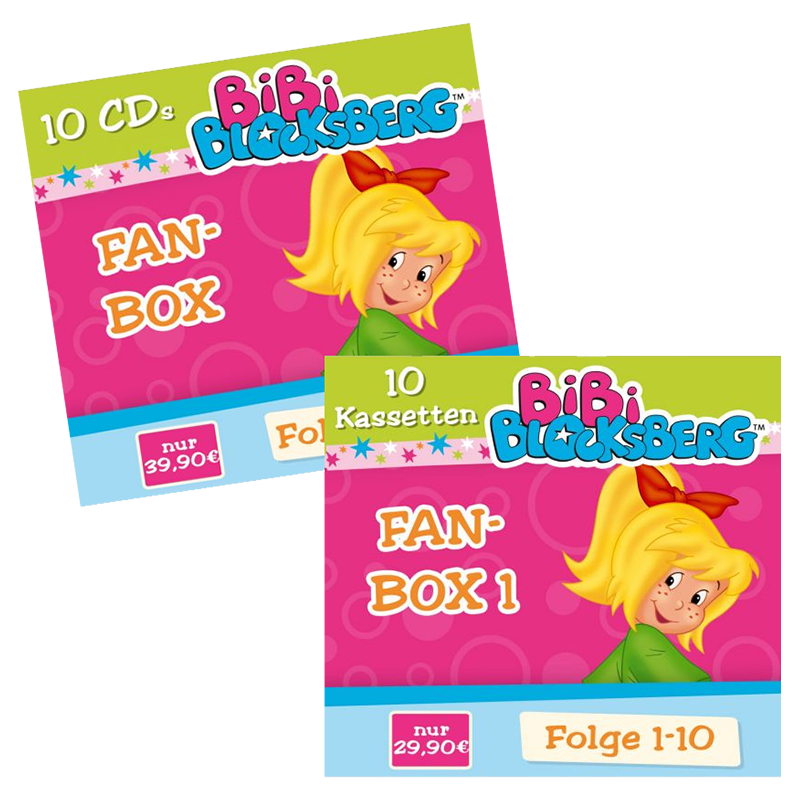 Hörspiel-Boxen der Marke Bibi Blocksberg
